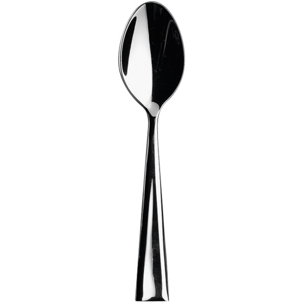 A Sola Alessandria stainless steel coffee spoon with a silver handle.