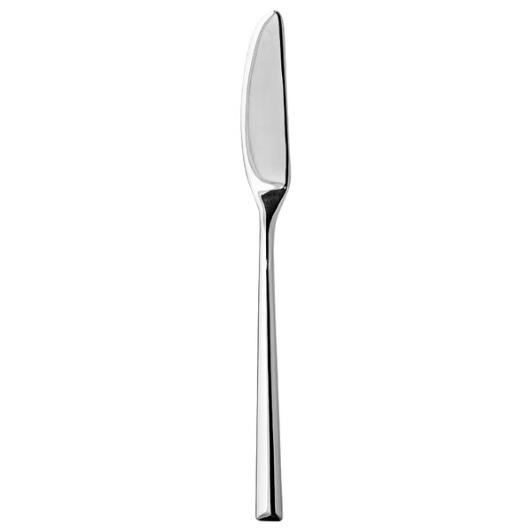 An Amefa Metropole stainless steel butter spreader with a silver handle.