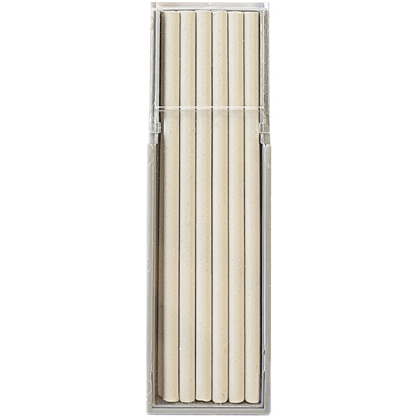 A clear box of Araven white lead sticks.