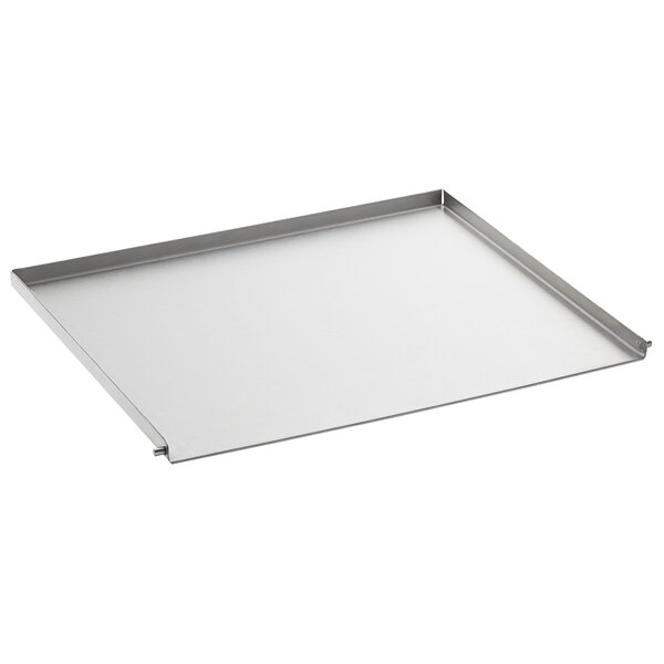 An Avantco rectangular metal bottom drip tray.
