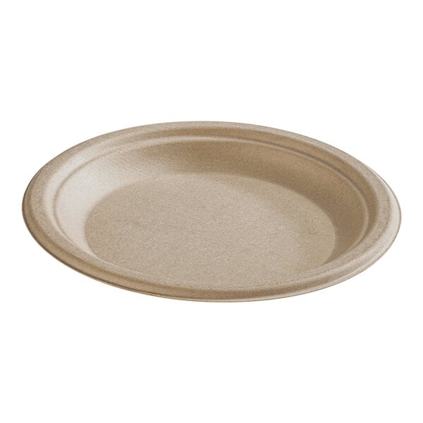Fineline 43RP06 Conserveware 6" Bagasse Round Plate - 1000/Case