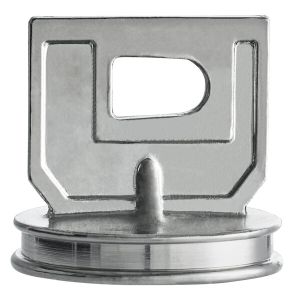 A silver metal Waste Drain Plunger Valve bracket.