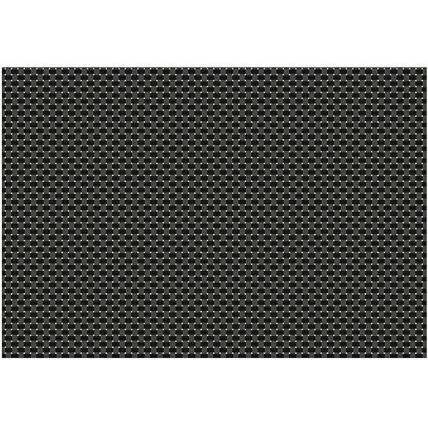 A close-up of a black and white grid on a white background.