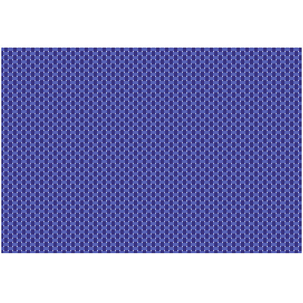 A blue and white checkered pattern on a white background.