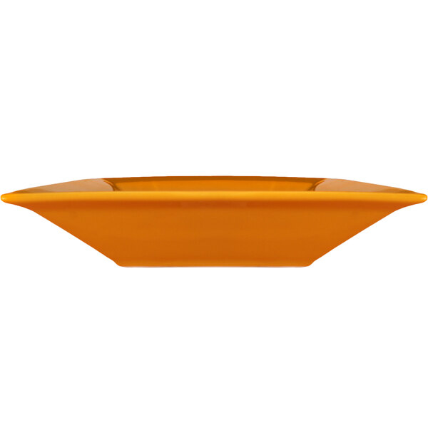 An International Tableware butternut square bowl.