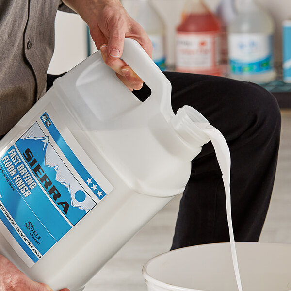 Sierra by Noble Chemical 2.5 gallon / 320 oz. Fast Drying Ready-to-Use Floor Finish - 2/Case