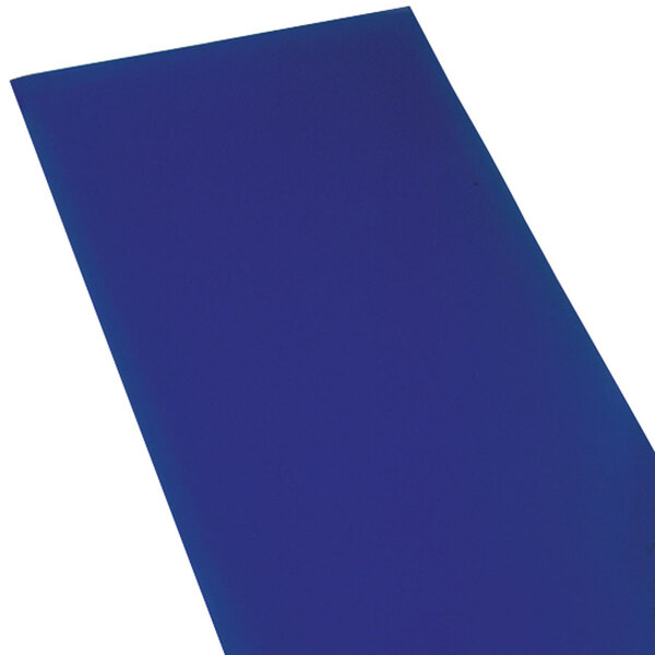A blue rectangular Cactus Mat with a white surface.