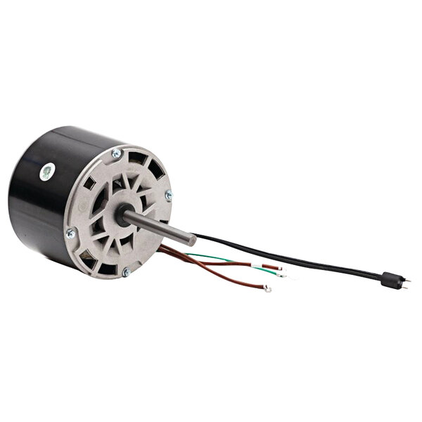A Heatcraft fan motor with wires.