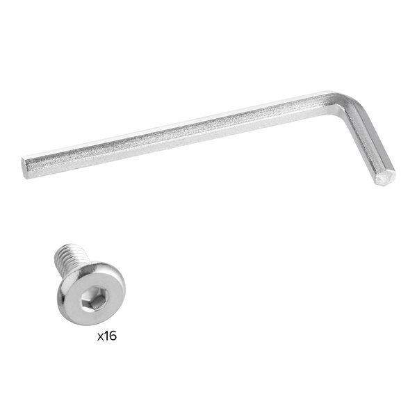 Lancaster Table & Seating screw and nut for a standard height table.
