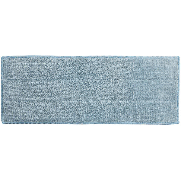 A blue microfiber floor head cover for Vapamore steam cleaners.