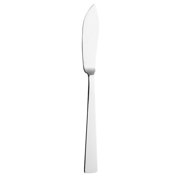 A Hepp by Bauscher Royal stainless steel fish knife with a long handle.