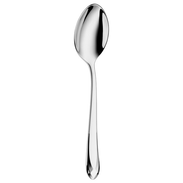 A WMF by BauscherHepp silver coffee spoon with a silver handle.
