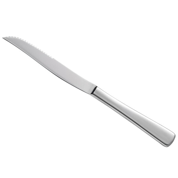 A Hepp by Bauscher stainless steel steak knife with a silver handle.