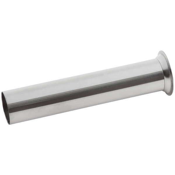 An Avantco stainless steel funnel with a long handle.