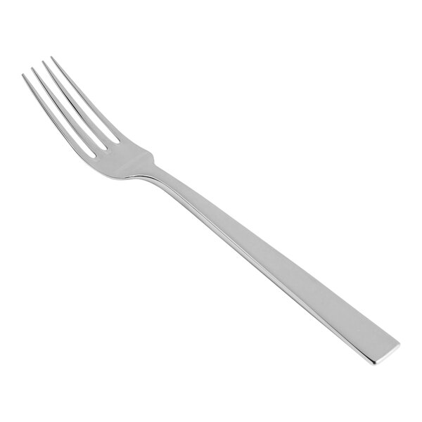 A Fortessa Spada stainless steel fork with a silver handle.