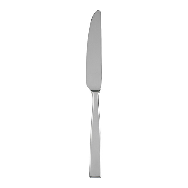 A Fortessa Spada stainless steel table knife with a solid handle.
