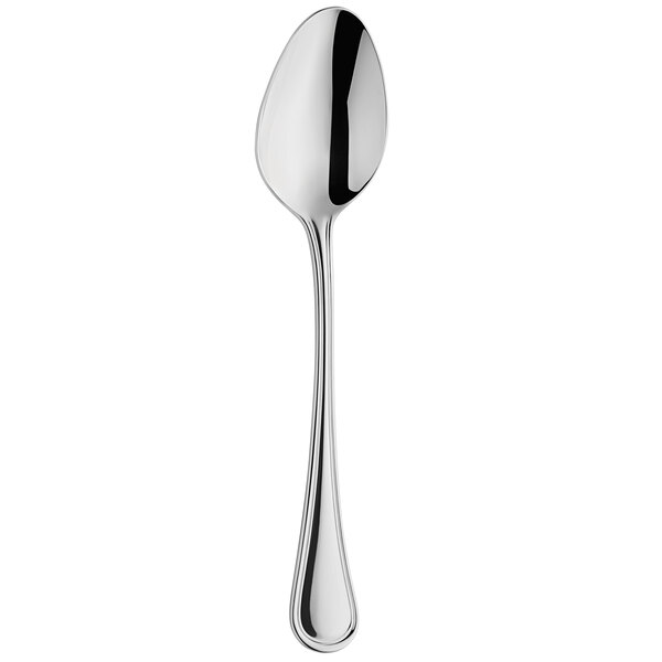 An Amefa stainless steel serving spoon with a silver handle and spoon.