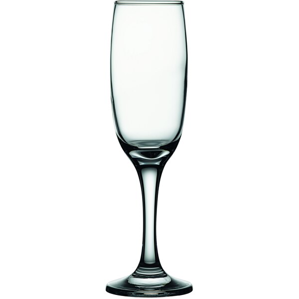 A Pasabahce Imperial clear wine glass with a stem.