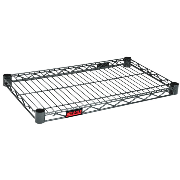 An Eagle Group Valu-Master gray metal wire shelf.