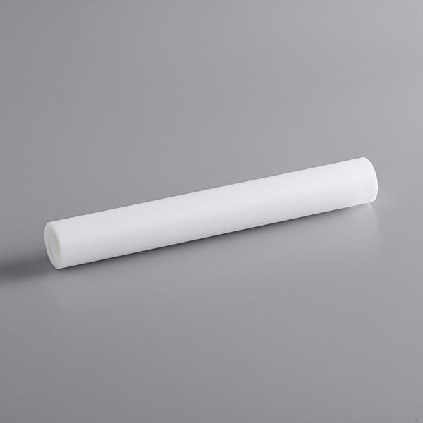 A white plastic tube with a gray cap.