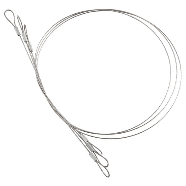 A Vollrath replacement wire kit for a Redco Cheese Blocker with two hooks on the wire.