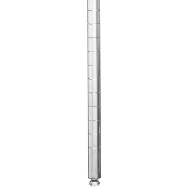 A silver cylindrical Metro Super Erecta SiteSelect post.
