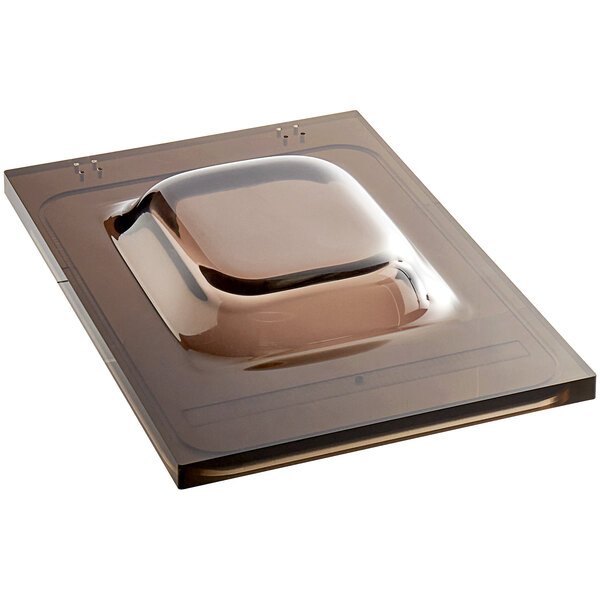 A brown VacPak-It lid on a square box.