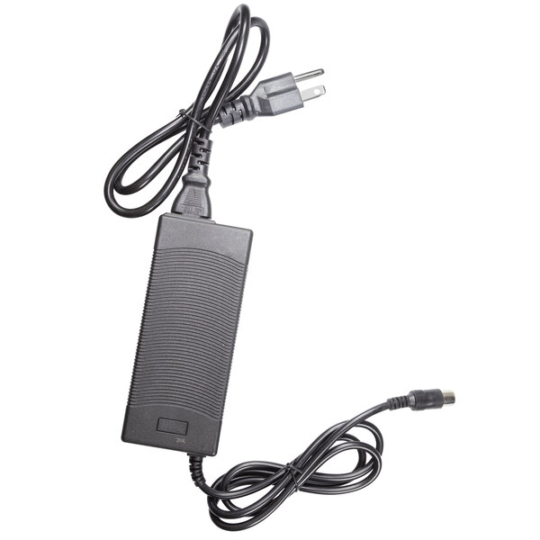A Square Scrub battery charger with a black power cord.