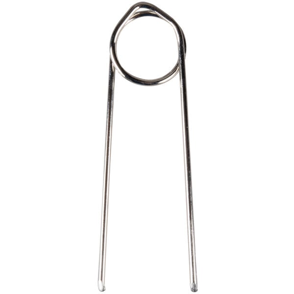 A pack of Choice Deli Tag steel prongs with metal pins.