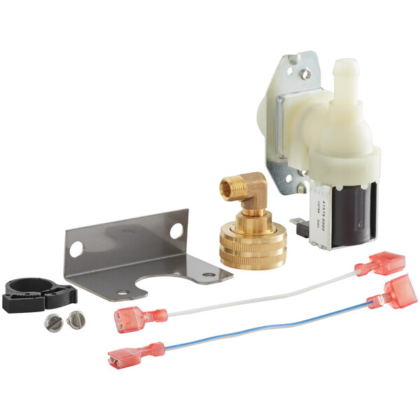 A Bunn solenoid valve kit with wires and hoses.