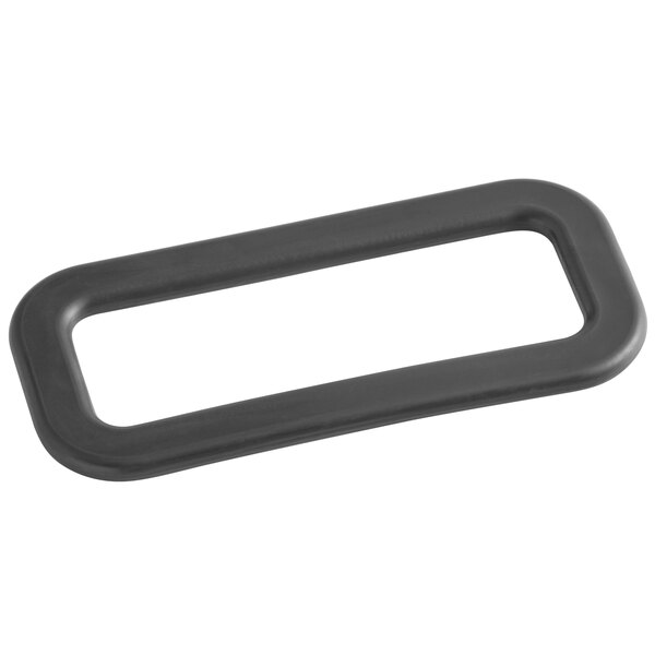 A black rectangular Bunn Santoprene handle.