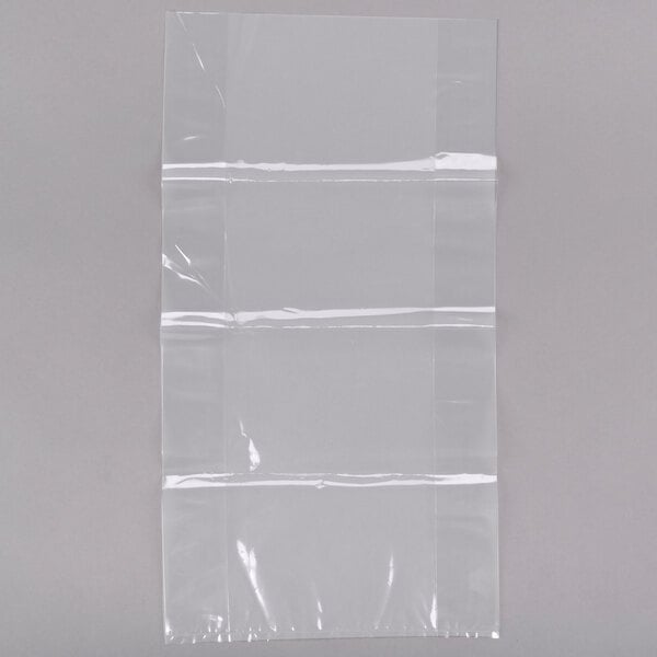 A clear LK Packaging polypropylene plastic food bag.
