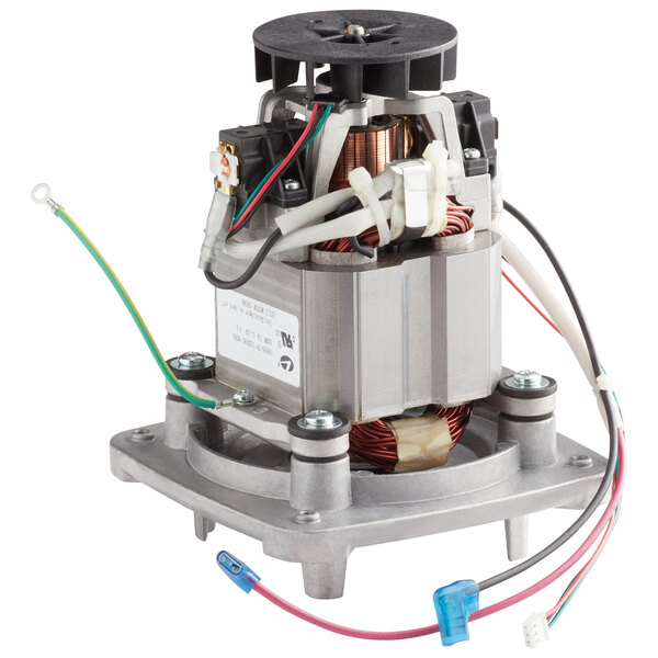 A Waring 035397 blender motor with wires attached.