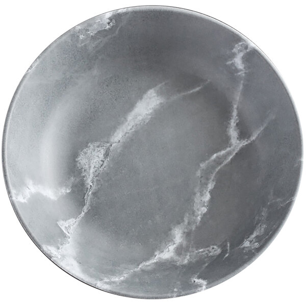 An American Metalcraft grey marble melamine bowl.