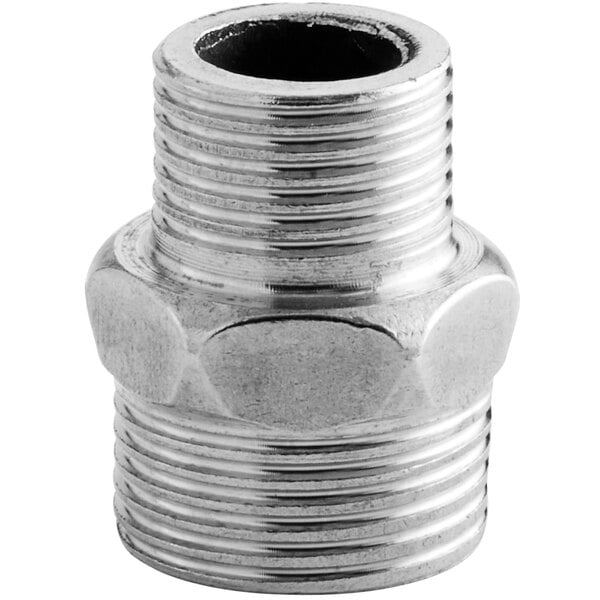 A stainless steel Fryclone connector pipe fitting.