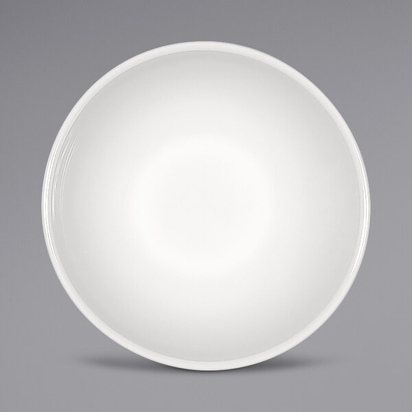 A Bauscher bright white porcelain bowl.