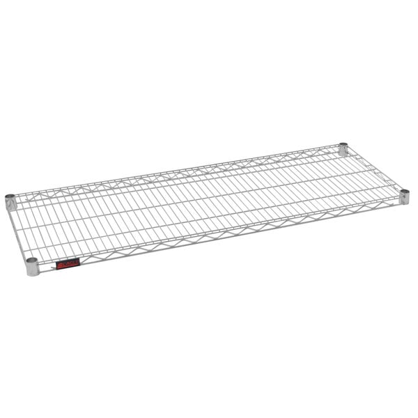 A stainless steel Eagle Group wire shelf.