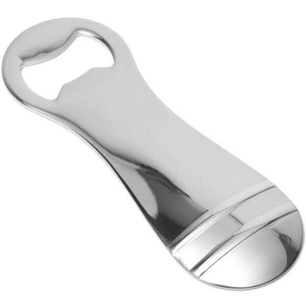 A Fortessa Crafthouse stainless steel bottle opener with a silver handle.