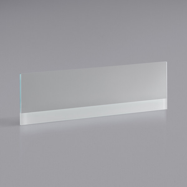 A white rectangular glass front with a white border.