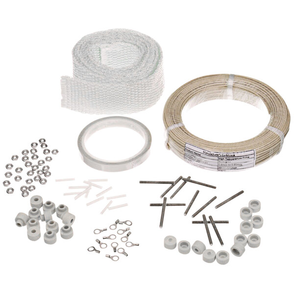 A roll of All Points warmer heater wire with nuts and screws.