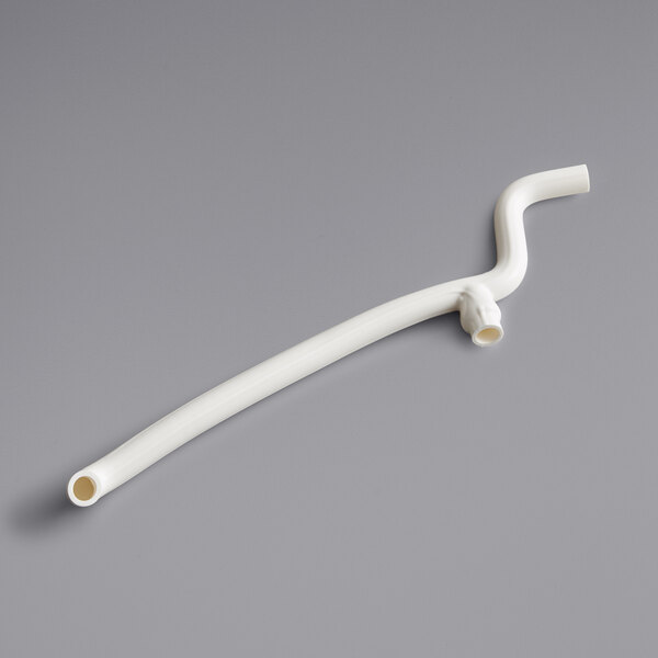 An Avantco white plastic water pipe tube.