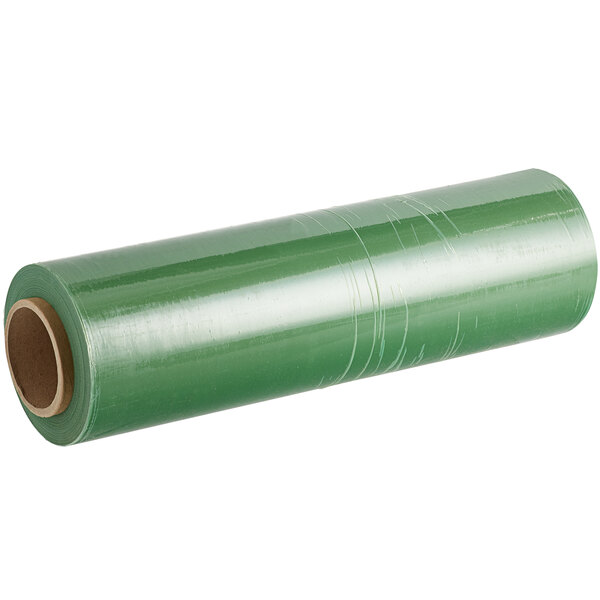 A roll of green Lavex stretch wrap.