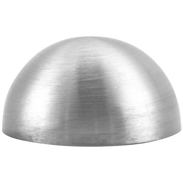 An American Metalcraft silver dome cap.