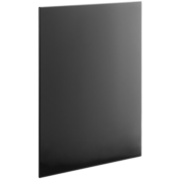 A black rectangular panel with holes.