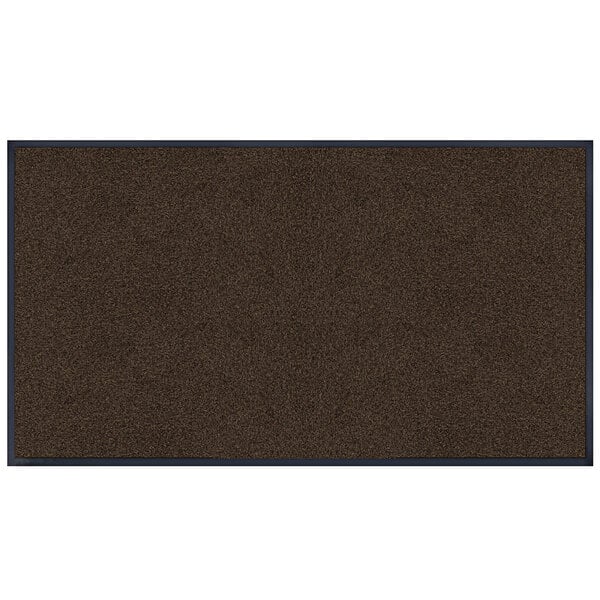 A rectangular brown Lavex entrance mat with a black border.