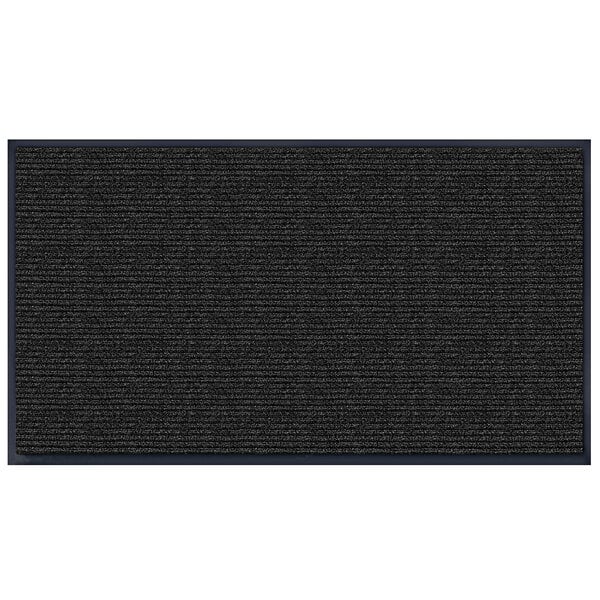 A black rectangular Lavex carpet with a black border.