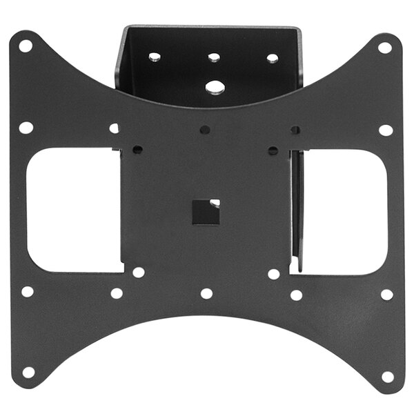 A black RCA television tilt mount bracket with two holes.