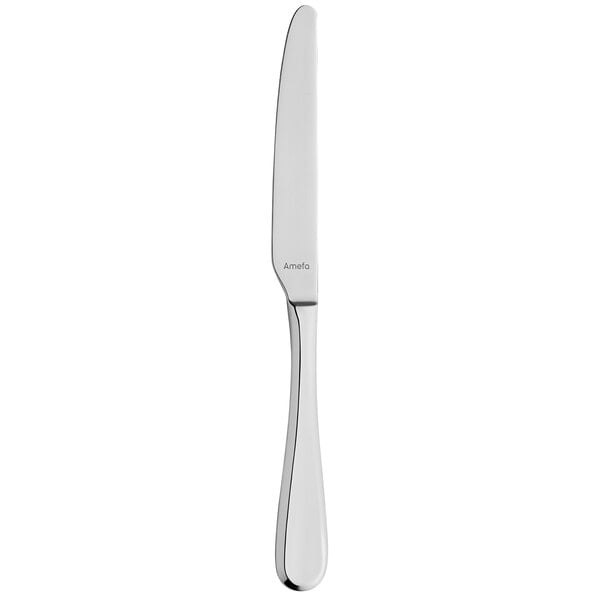 An Amefa stainless steel fruit knife with a silver handle.
