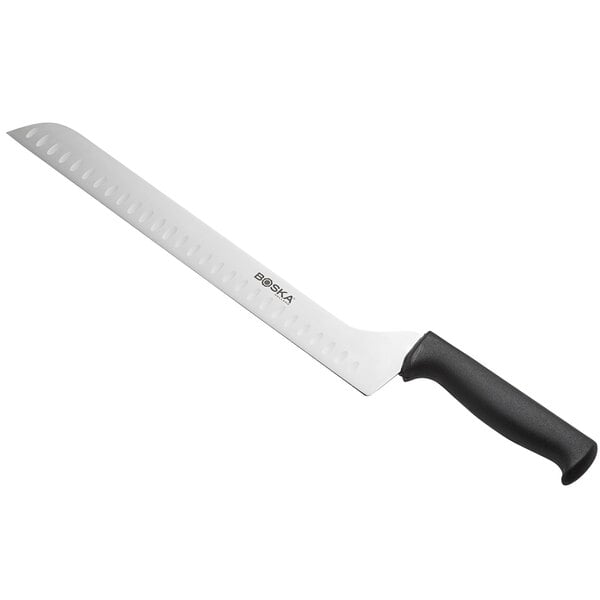 A Boska Professional cheese knife with a black handle.