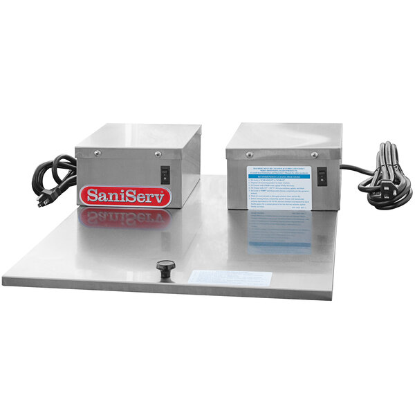 A SaniServ Auto Fill Kit for a slushy machine with a label.